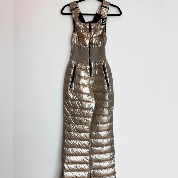 NWT Rudsak Nikky Metallic Ivory Snow pants size small - Picture 7 of 11